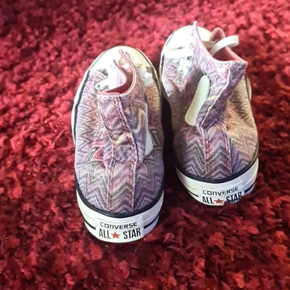 NWOT Ladies Converse x Missoni -All star Chuck Taylor US 8.5. - Picture 7 of 9